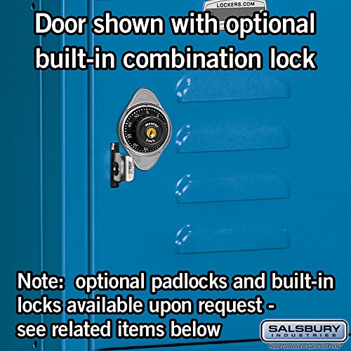 Salsbury Industries 65355Bl-U Five Tier Box Style 36-Inch Wide 5-Feet High 15-Inch Deep Unassembled Standard Metal Locker, Blue #TOP3