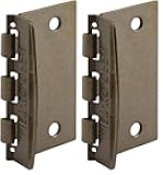 U 9873 Flip Action Door Lock – Reversible Antique Brass Privacy Lock with Anti-Lock Out Screw for Child Safe Mode, 2-3/4” (Single Pack) (Pack of 2)