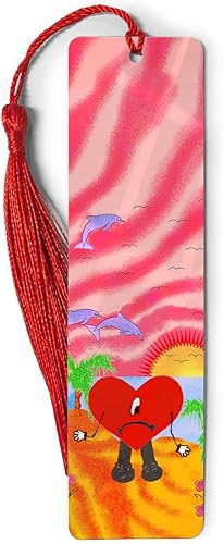 Miniatura 1 de Marcadores Regla Metal Un Bookography Verano Measure Sin Reading Ti Borlas Bunny Bookworm Cantante para libro Bibliófilo Regalo Lectura Navidad