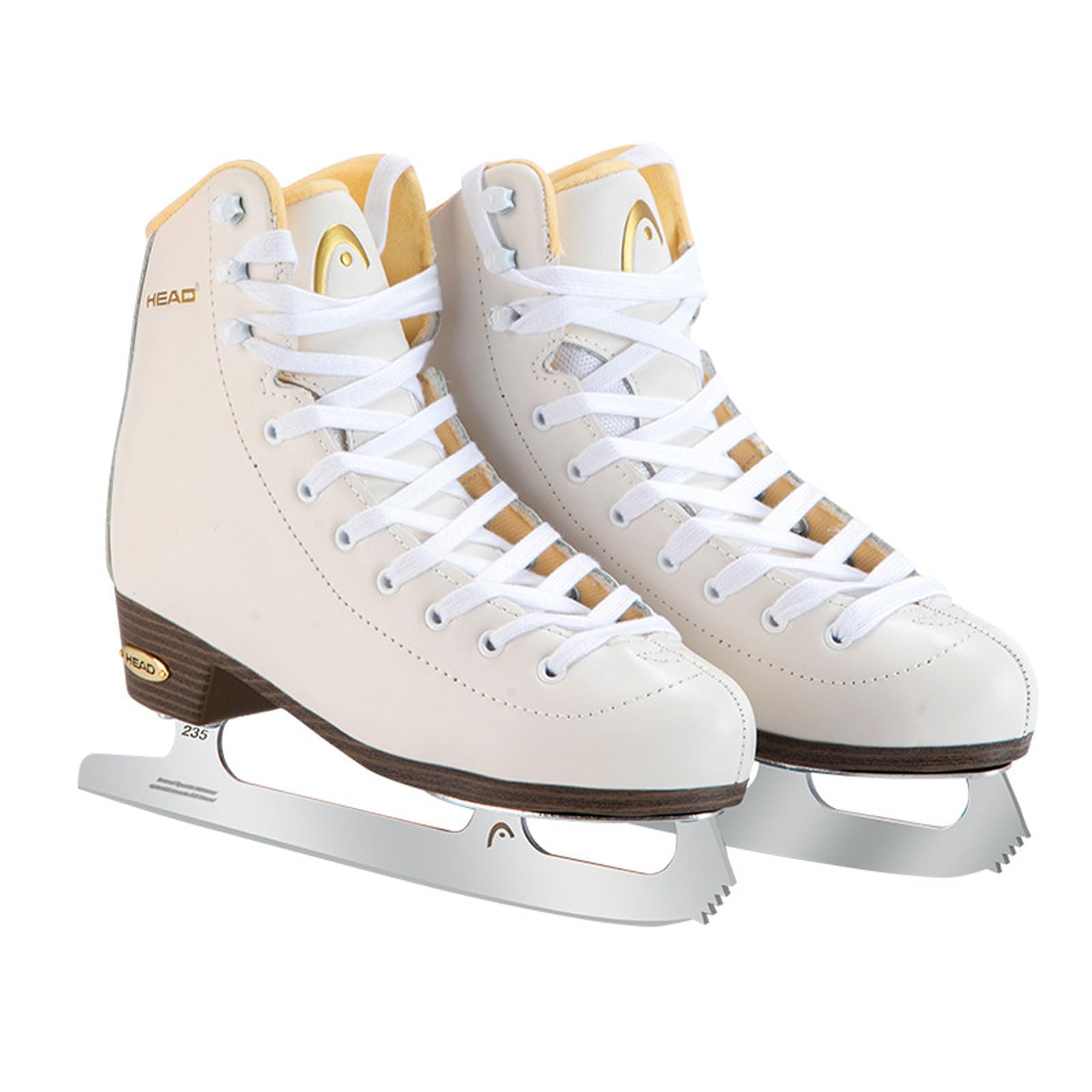 Patins à Glace pour Les Loisirs Femme,Chaussures de Patinage sur Glace pour Femme,Homme,Patins à Glace pour Jeunes,laçage,Design Classique,Lame en Acier Inoxydable,Convient aux patinoires