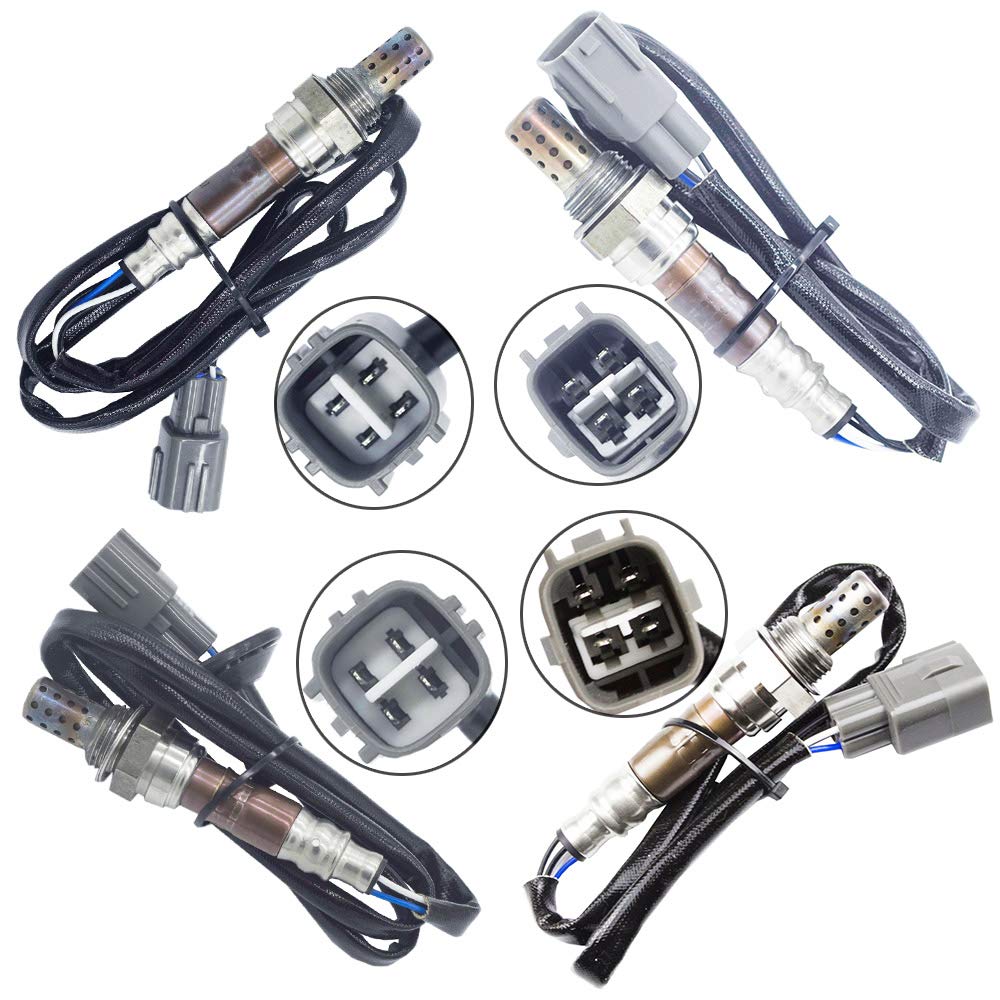 4PCS Oxygen O2 Sensor 1 & 2 for 1998-1999 Lexus GS300 3.0L Upstream + Downstream-picture-23