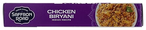 Miniatura 3 de Saffron Road Biryani de pollo congelado, alto en proteínas, sin aceite de semilla, pollos criados sin antibióticos, sin ingredientes artificiales
