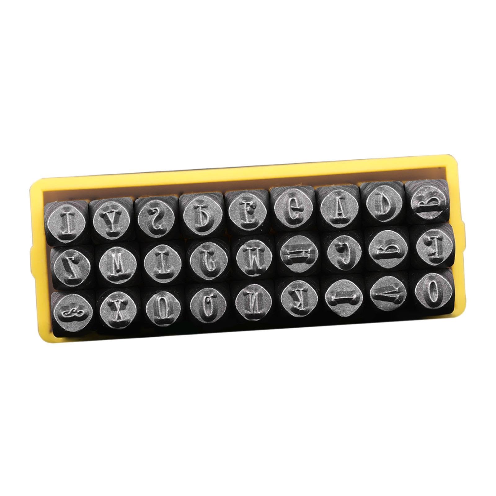 VELURA Metal Stamp Set Multiuse Sturdy Hand Stamping Projects for Steel Paper Brass Type A|1 Metal Stamp Set| Punches| Tools-image-22