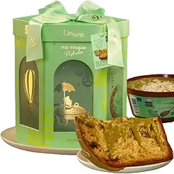 Panetone Pistache Mil Folhas Cacau Show Natal 2025 Cacau Show