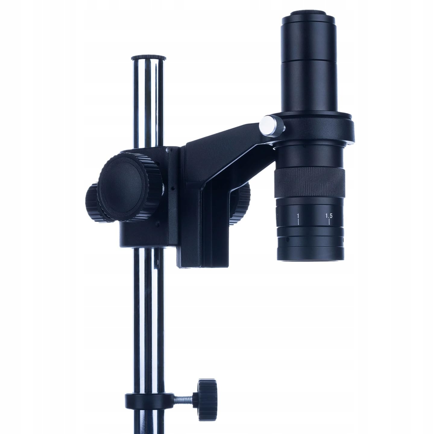 Rosfix Set Earth Pro MCEP-0.5X - Microscopio digitale con zoom 7-45x, 56 luci LED ad anello e fotocamera Tucana | C-Mount | per elettronica, biologia, industriale, microscopia stereomicroscopia