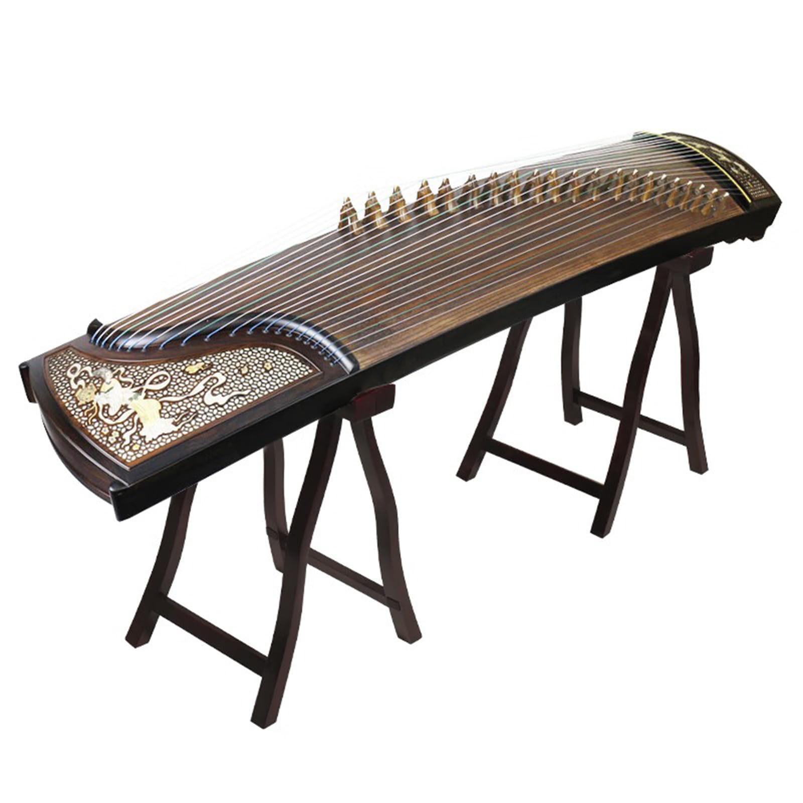 Amazon.com: SKOTO 21 String Guzheng - Sandalwood Chinese Zither