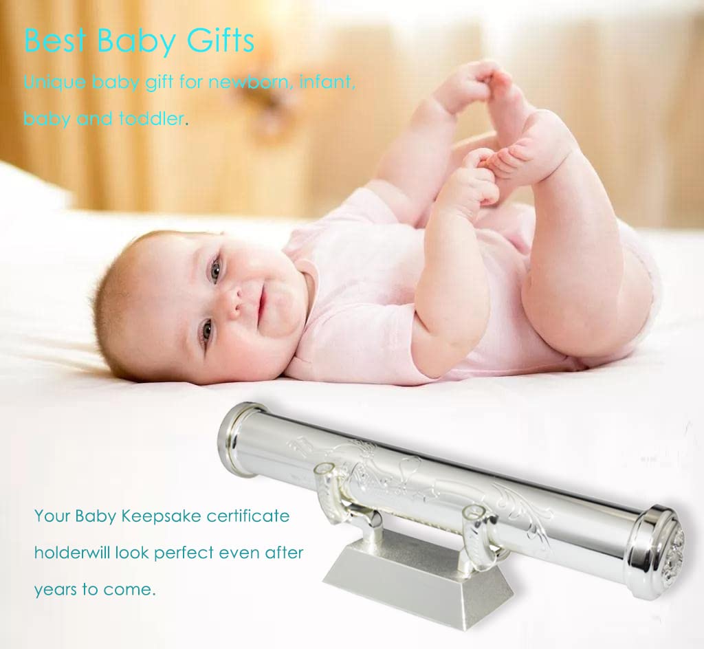 Amazon.com : Birth Certificate Holder with Base Set,Silver-Plated Zinc  Alloy Certificate Holder Birth Certificates Holder Certificate Storage Tube  Certificate Collection Tube Birth Certificate Tube RKS-PCH009a : Office  Products