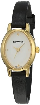 Sonata Analog Gold Dial Womens Watch-NL8100YL01