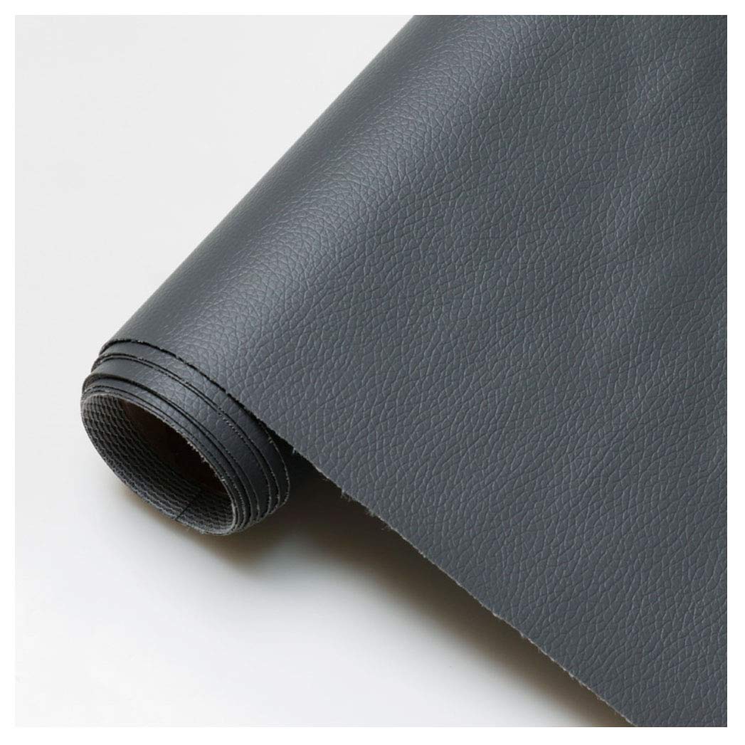 Leatherette Fabric Solid PU Synthetic Leather Faux Litchi Pattern Leather Sheet Perfect for Dressing Sewing Crafting DIY Projects
