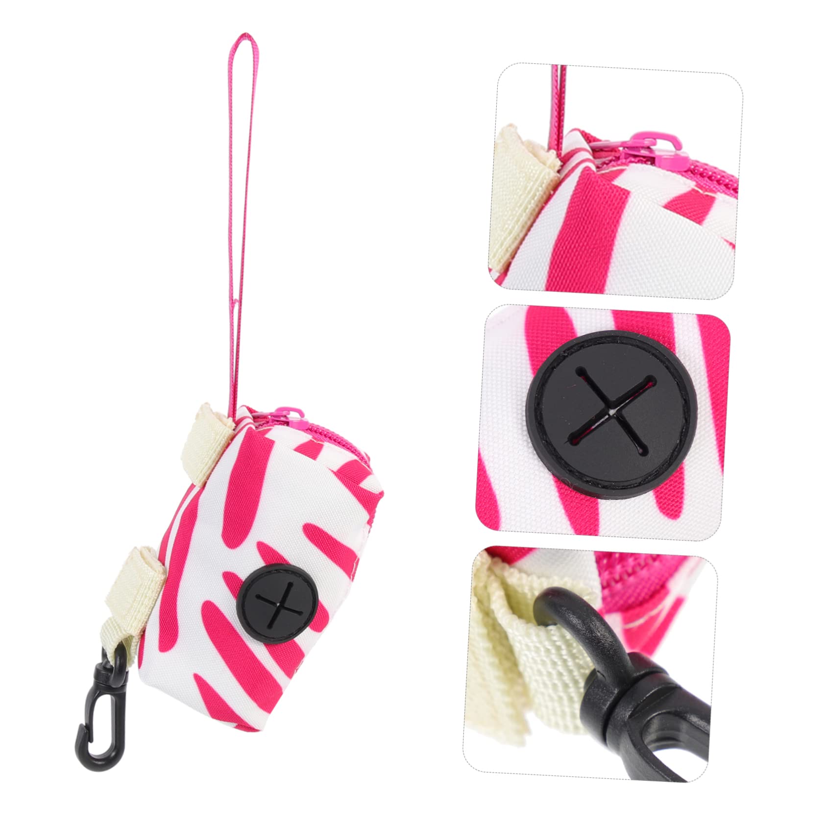 Beavorty 5pezzi Dispenser Portatile per Sacchetti per Escrementi Cane Sacchetti per Accessorio per e Escursioni