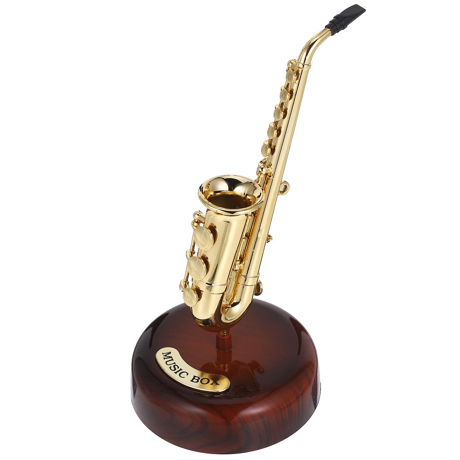 Caja de música de saxofón HINTRMENT para decorar una inauguración de casa