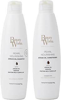 Beauty Works Pearl Nourishing Duo (Sulfate Free) - Shampoo & Conditioner Set 250ml