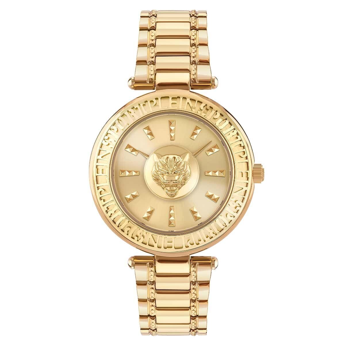 Philipp Plein Sports Women's Gold Opium Champagne Watch Pscea0424 – Timeless Design | - Stainless Steel / Mineral