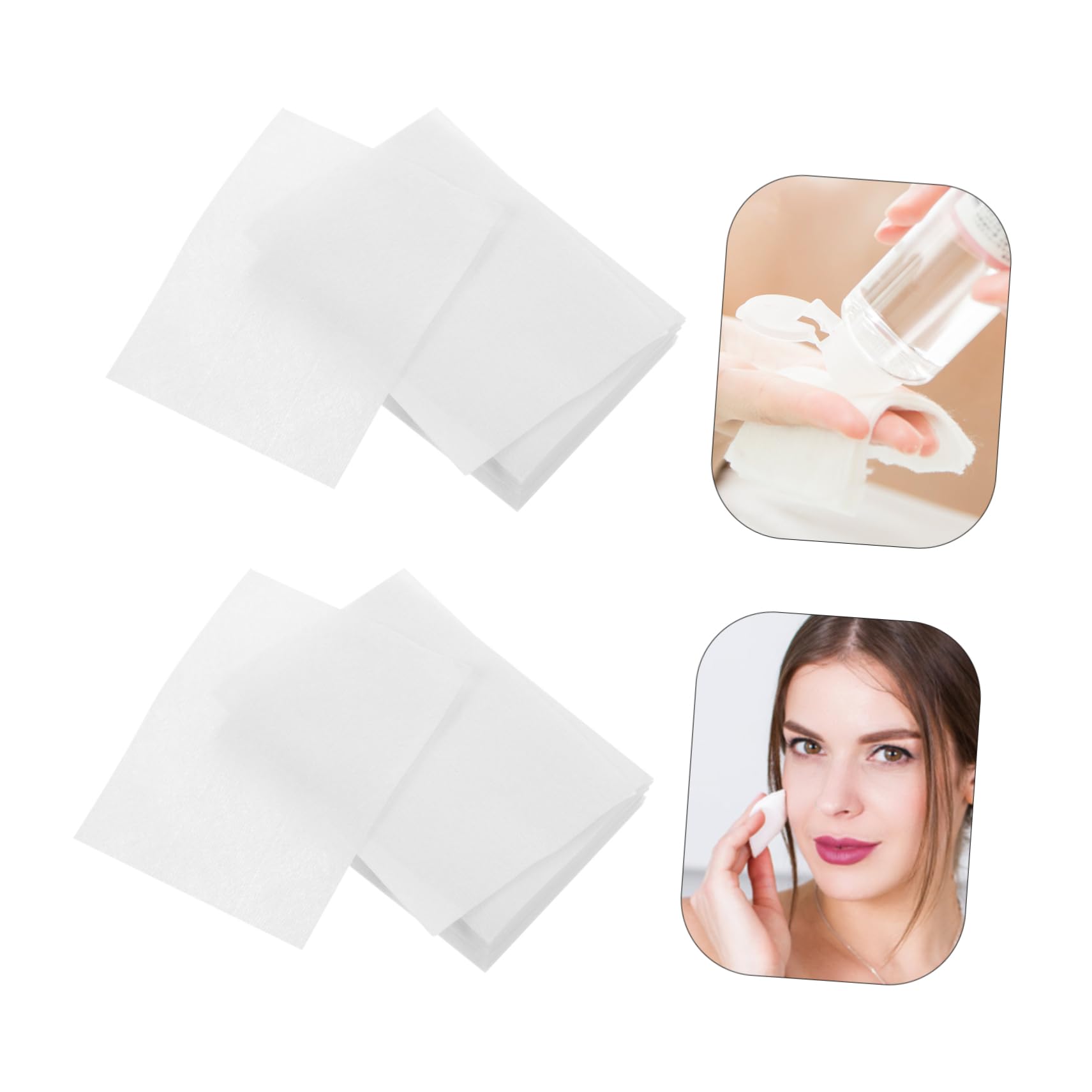 Healeved 100packungen Pack Wattepads Für Gesichtsreinigung Weiche Absorbierende Abschminkpads Für Toner Und Make-up-entfernung Für Reisen Und Tägliche Anwendung Hautfreundlich Fusseln