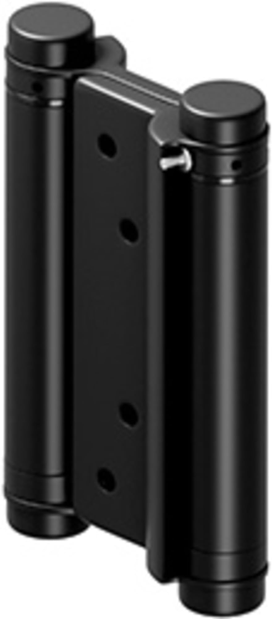 Deltana Double Action Saloon Spring Hinge (Paint Black,4")
