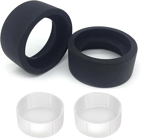 A Pair of Binoculars Rubber Eye Cups Eye Guards Caps ID