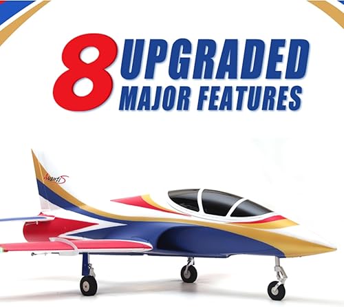 Miniatura 6 de Fms Rc Jets Hobby Rc Aviones para adultos 2.756 in Avanti V3 sin Reflex V2 EDF Jet Aviones de control remoto PNP (no incluye cargador de batería)