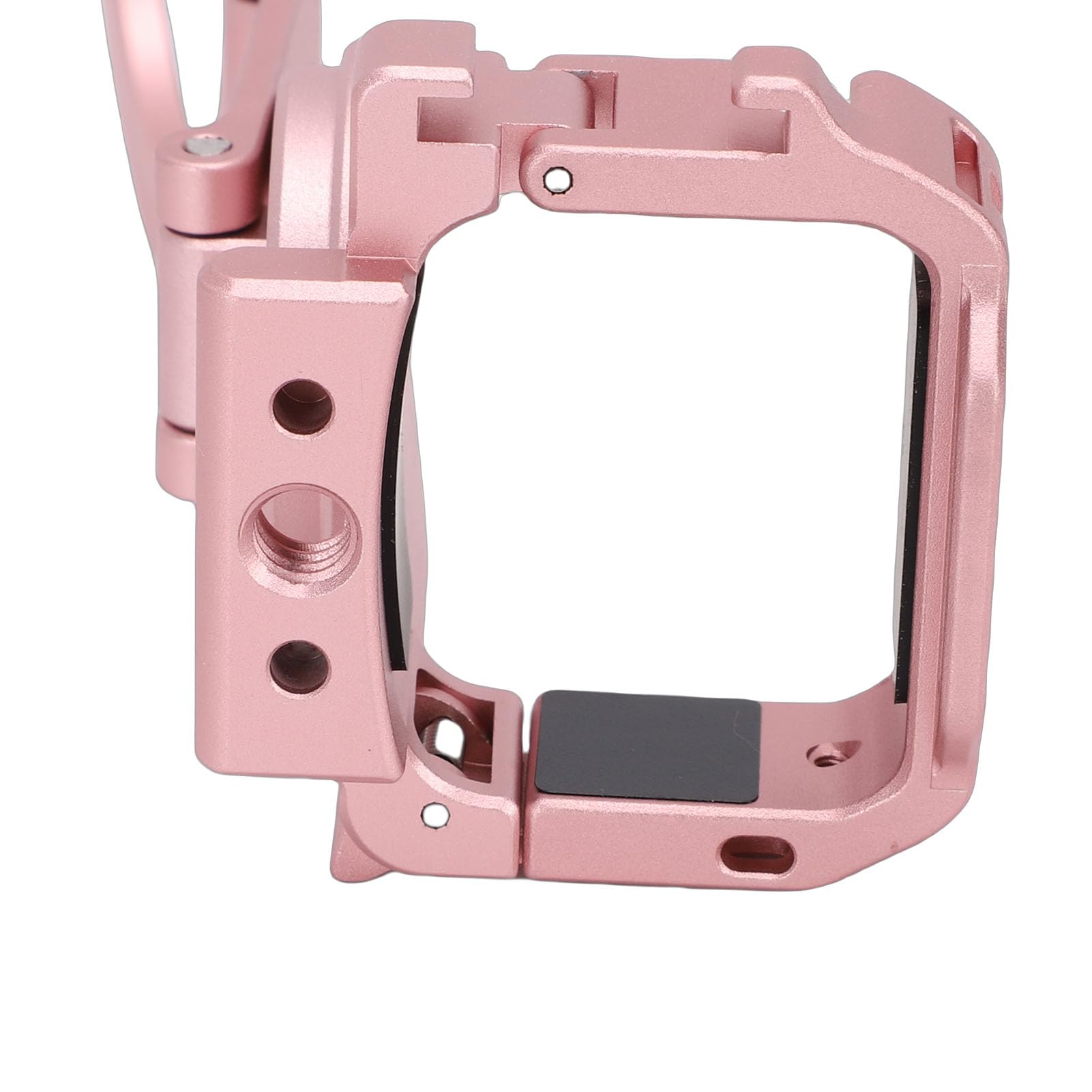 Soporte de Expansión Magnético para Cámara 3, Soporte Ligero de Aleación de Aluminio para Dispositivos Compatibles con, Trípodes, Palos Selfie para Accesorios de Filmación, Color Negro (Pink)