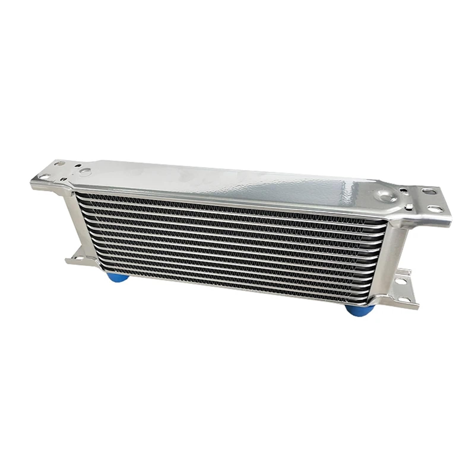 Filtro aria cabina Radiatore olio universale in alluminio NERO argento 13 file AN8 filtro abitacolo(Silver)