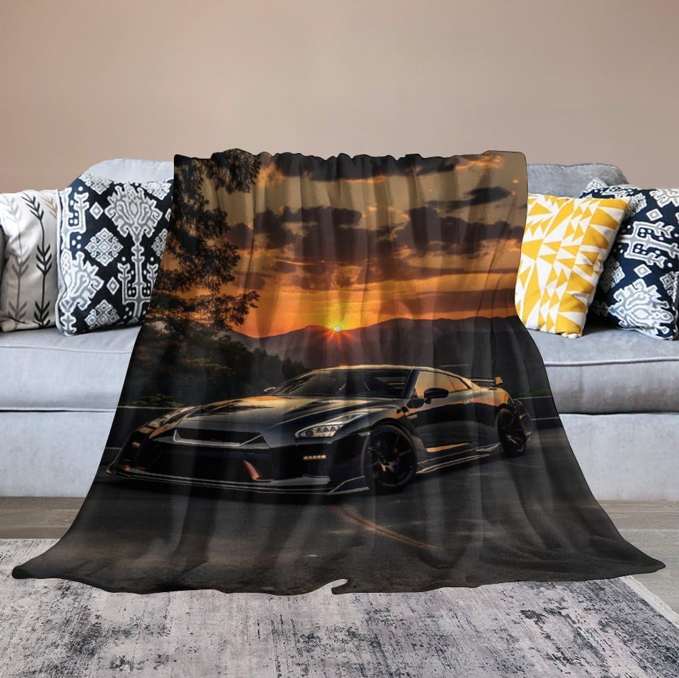 Miniatura 6 de FeoYoed Manta de franela ultra suave de forro polar, manta ligera y acogedora para decoración de habitación para sofá, dormitorio, ropa de cama de