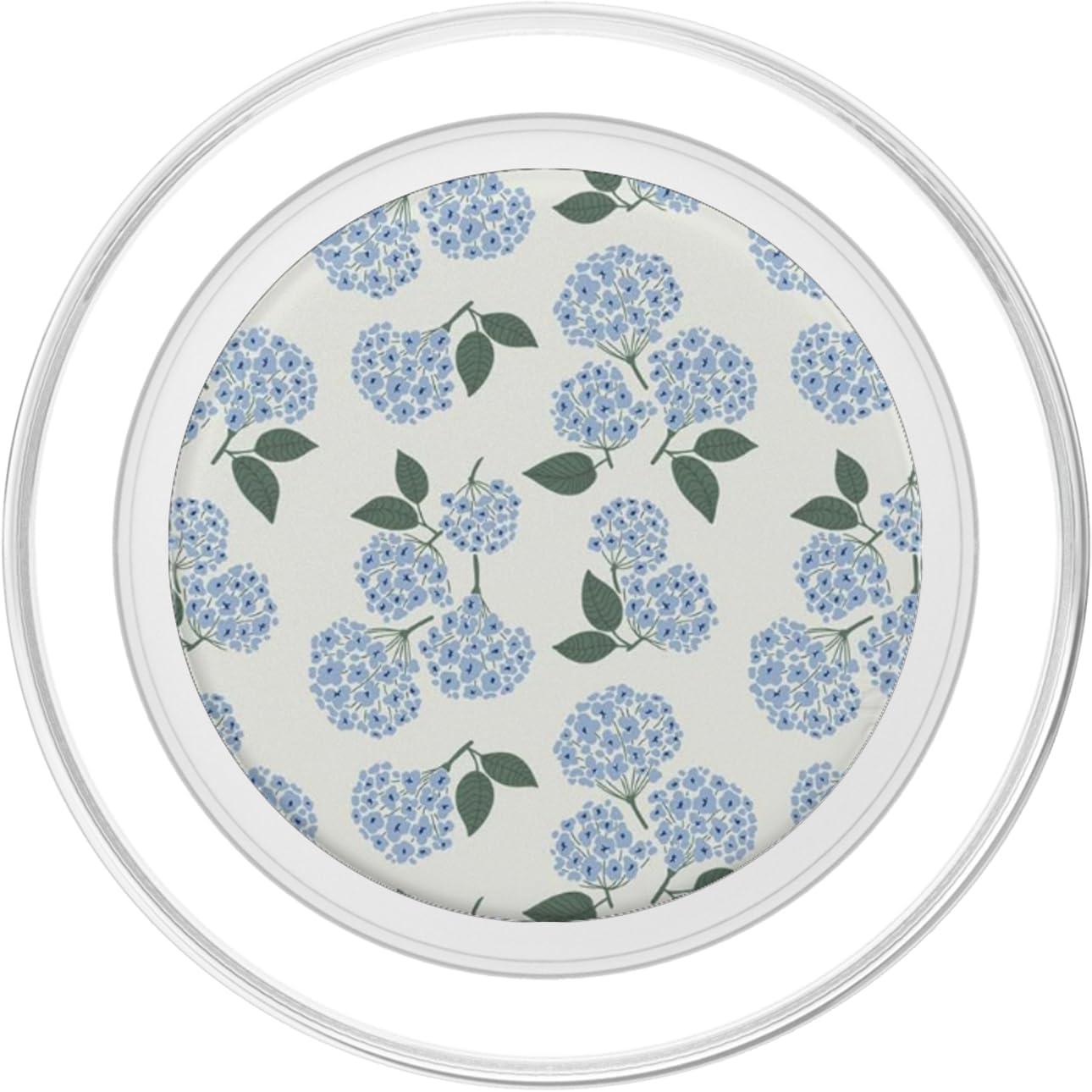 Nantucket Cottage Blue Hydrangea PopSockets PopGrip for MagSafe