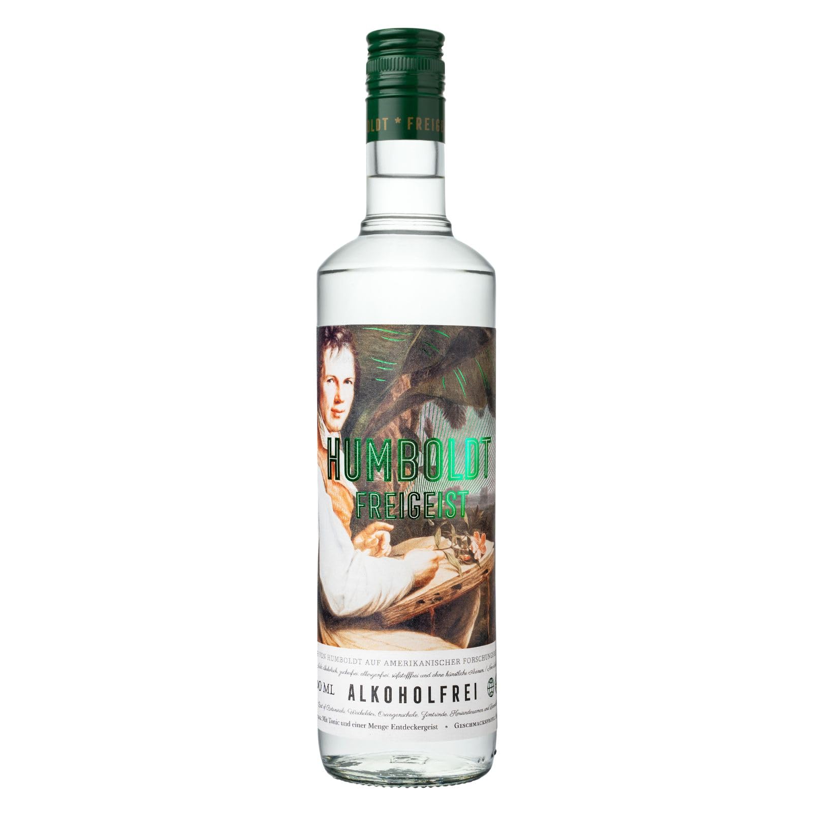 Humboldt Freigeist Alkoholfrei (1 x 0,7 l) | Die alkoholfreie Gin-Alternative aus Wacholder und aromatischen Botanicals | Vegan und zuckerfrei