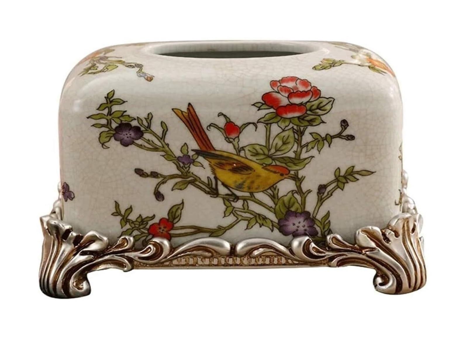 Tissue Dispenser Box Tissue Box Cover Case Household European Classical Porcelain Napkin Holder Apartment Must Haves