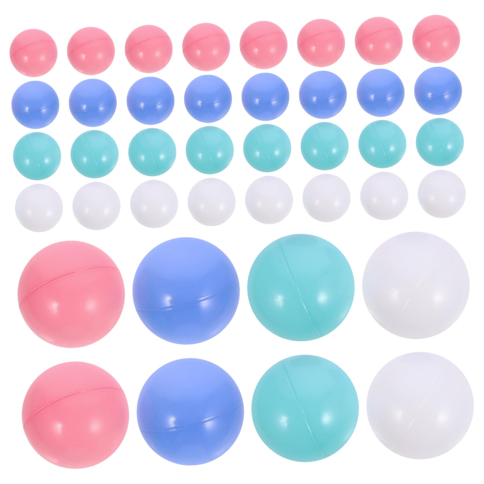 HEMOTON Piscine Décoratives en Plastique 100 Balles Colorées Légères et Faciles à Transporter pour Garçon et Filles pour Activités Intérieures et Extérieures