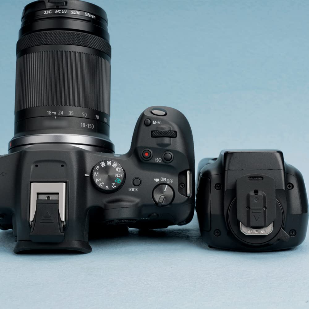 JJC 2 szt. osłona na gorącą stopkę do aparatu Canon EOS R10 R7 R3 R5 C, zastępuje osłonę ER-SC2 i Canon Flash Speedlite oraz urządzenie z wielofunkcyjnym butem