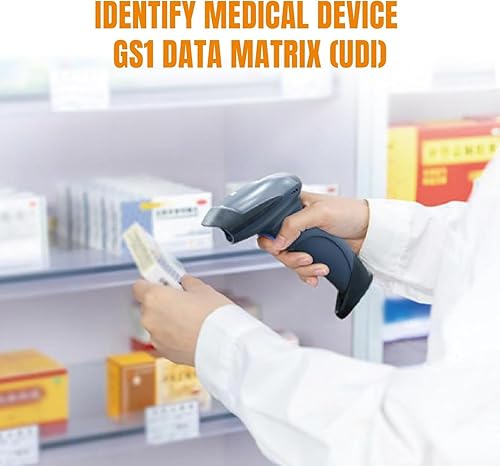 Miniatura 4 de ARGOX - Escáner de código de barras con cable - Lector de códigos QR 1D y 2D ultrarrápido Escáner portátil USB Plug & Play para inventario, venta