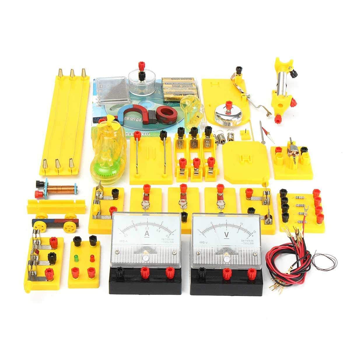 Attrezzature per Laboratori fisici Esperimenti di Fisica Elettricità Impara Test Attrezzature di Fisica elettromagnetica Esperimento scientifico Fai da Te