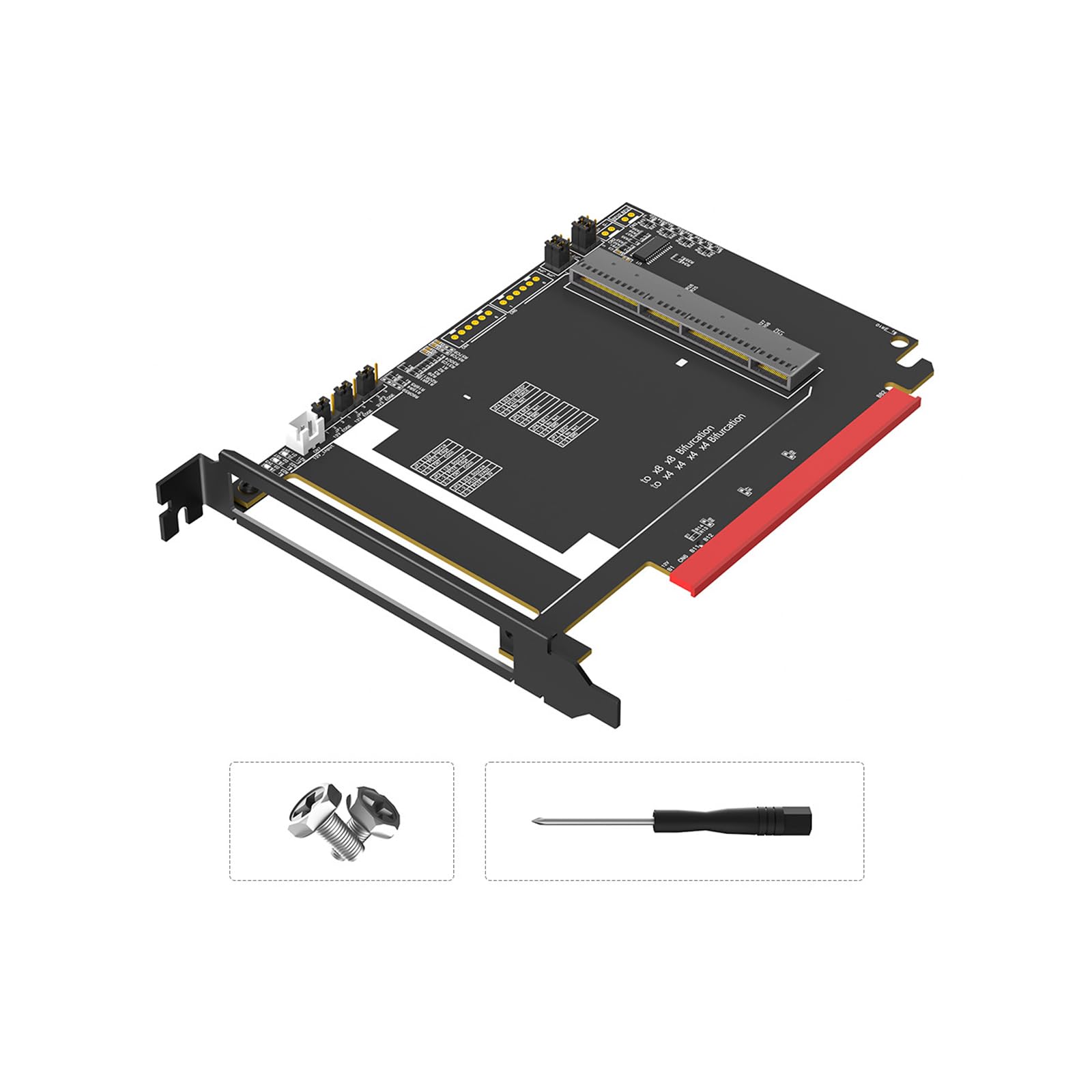 Server PCIe5.0 a 4C+Convertitori Scheda per 400G 800G Aggiornamenti di rete Non perdita di larghezza di banda