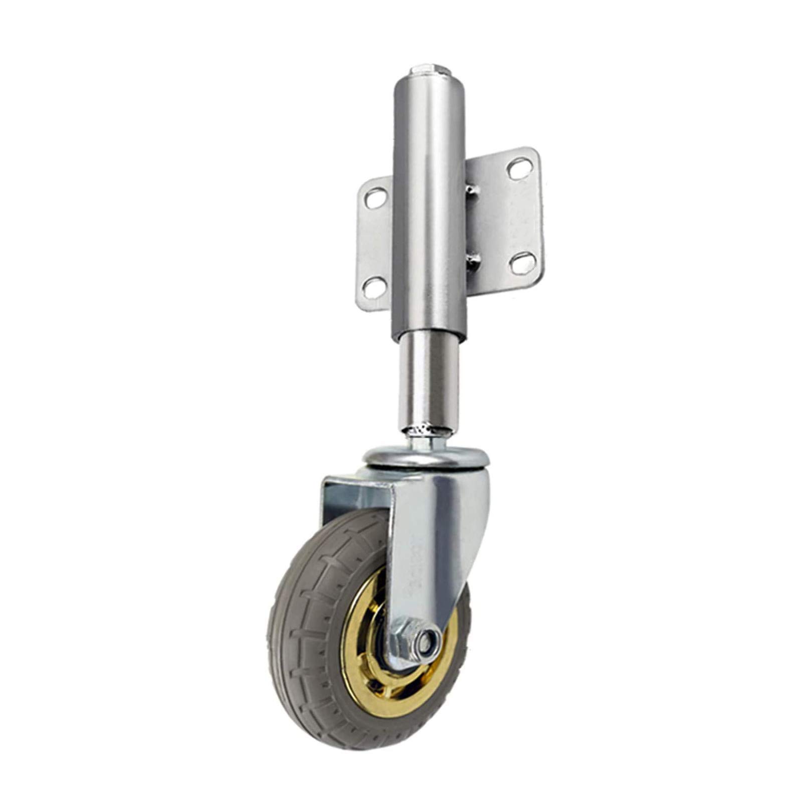 Buy Swivel Caster Wheels Set 4 Inch Gate Wheel Spring Loaded Swivel