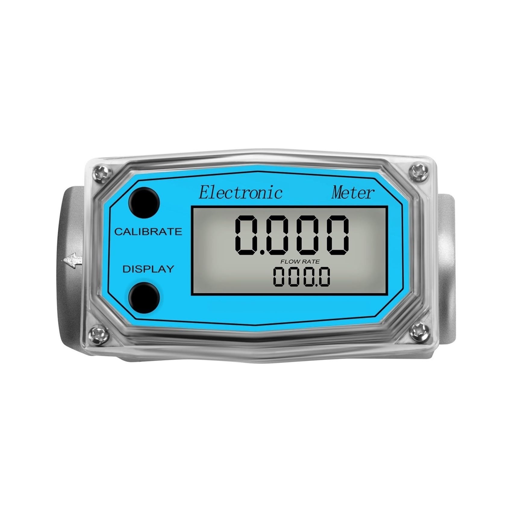 PXQCHAVLN Flow Meter Electronic Flowmeter Digital(Blue Flow Meter)