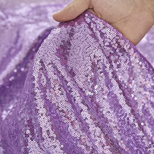 Image of Sparkly Sequin Backdrop Curtain 4 Pcs 2ftx8ft Wedding Party Backdrop Lavender Sequence Sequin Photo Booth Backdrop
