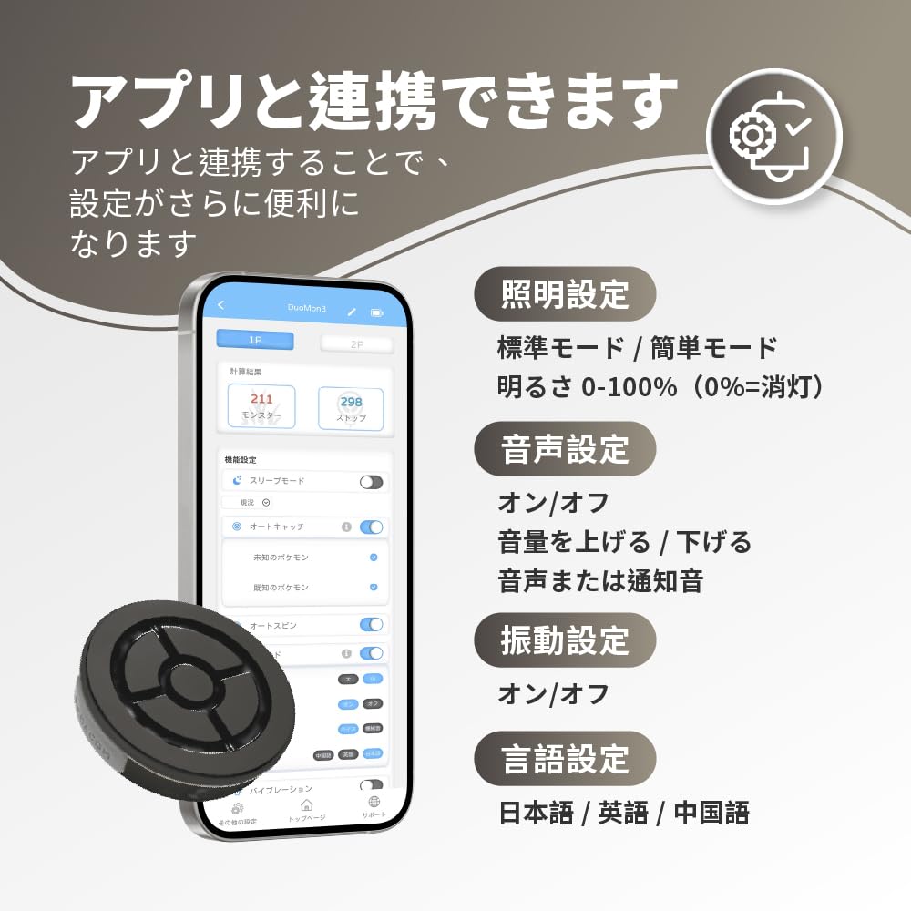Amazon.co.jp: megacom DuoMon3 PRO 2025ver. 自動再接続機能 1P/2P