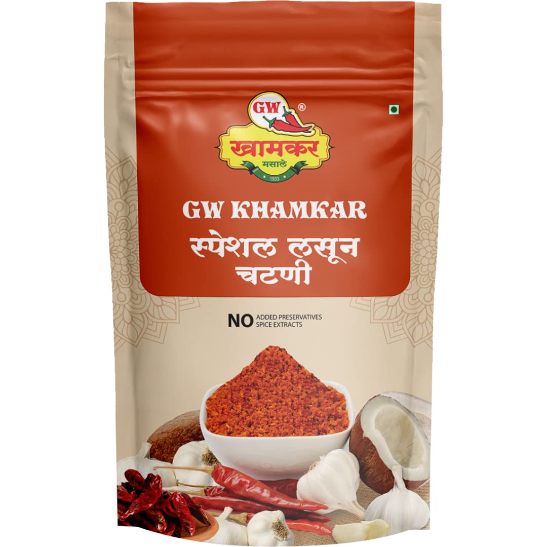 GW Khamkar Special Lahsun (Garlic) Chutney, Aromatic and Delicious Chutney, Vada-Pav Chutney, Best side dish for every meal, Zip Lock & Re-usable Pack, 1KG Pack of 1. (B09B7RLVWR) Amazon Price History, Amazon Price Tracker