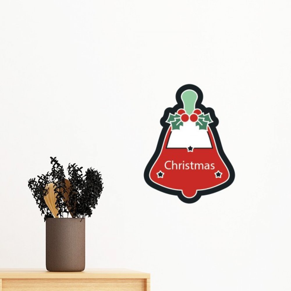 Sticker de Noël cloches dessin animé pour décorer le salon en famille
