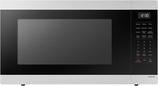 SAMSUNG 1.9 cu. ft. Countertop Microwave with Sensor Cooking, Stainless Steel, MS19DG8500SRAA