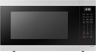 SAMSUNG Horno de microondas para encimera de 1,9 pies cúbicos con cocción por sensor, acero inoxidable, MS19DG8500SRAA