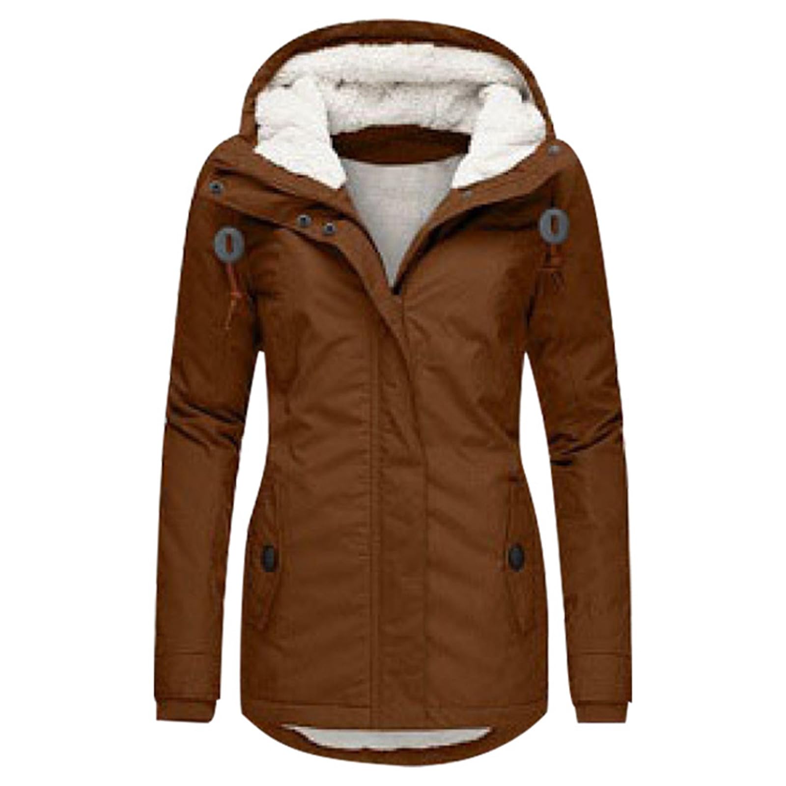 Genérico Chaqueta de plumón para mujer,Ropa Mujer Invierno Cremallera con Bolsillo abrigo acolchado plegable ligera color sólido bolsillos Running Funcional Chic Cazadoras casual cálido otoño e