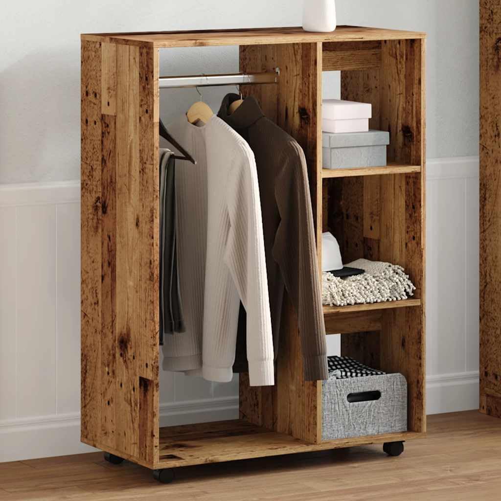 vidaXL Szafka, stare drewno, 80x40x110 cm, materiał drewnopochodny
