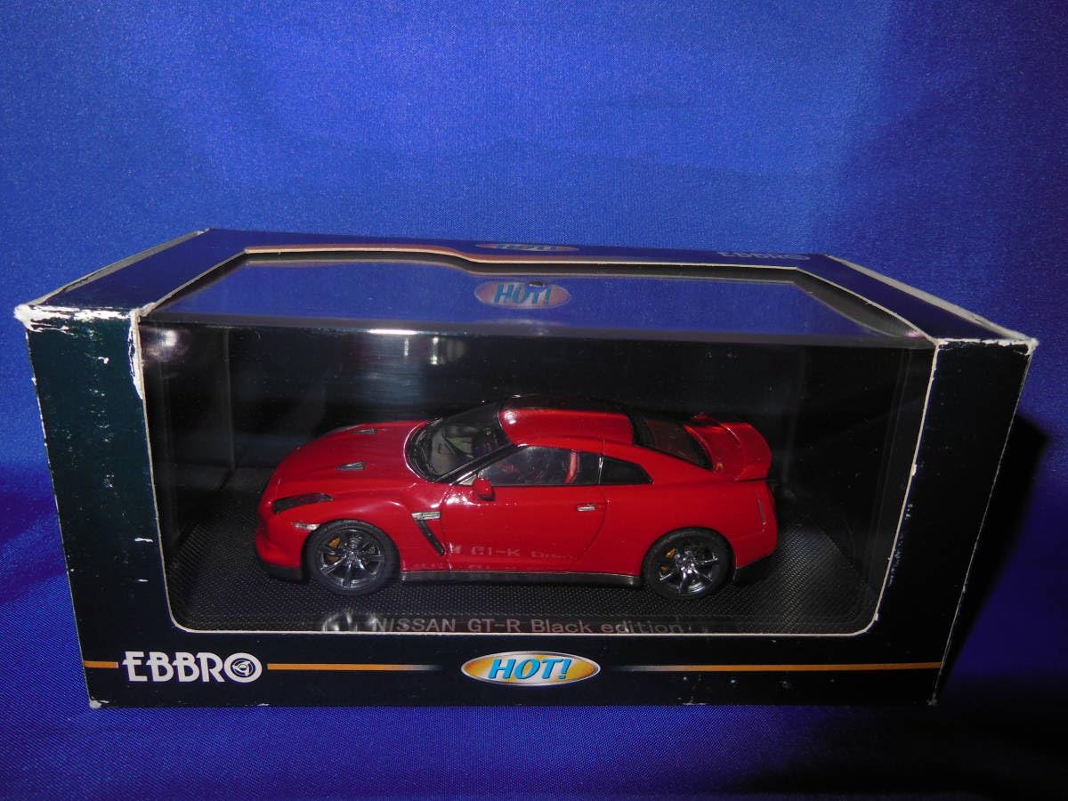 Amazon | 1/43 日産 R35 GT-R ブラックエディション MCRレッド BLACK