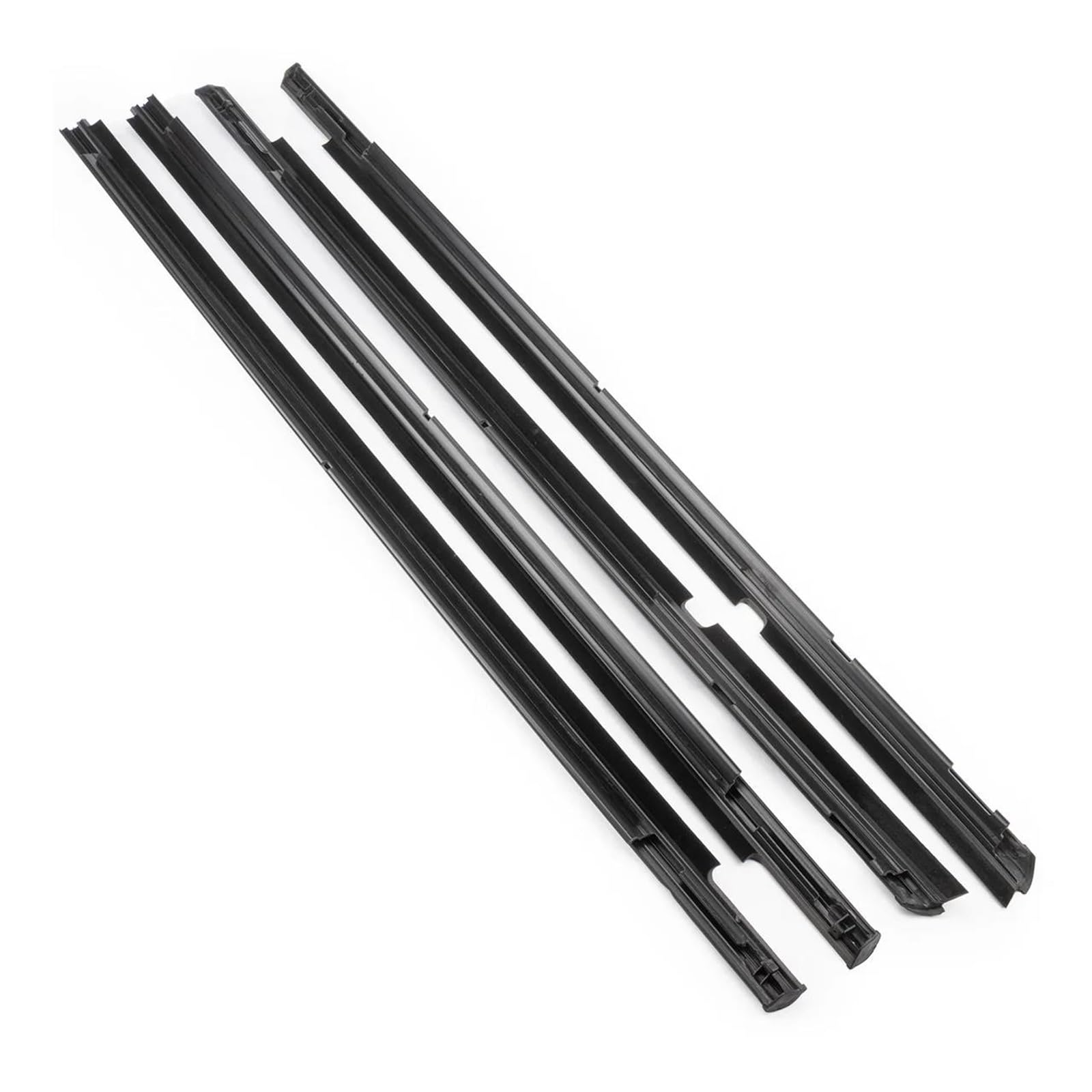 Hlwxmdz One Color For Mitsubishi For Lancer Cy Cx For Fortis For Evo Outside Window Glass Rubber Belt 4Pcs 5727A005 5727A006 5757A017 Car Window Seals