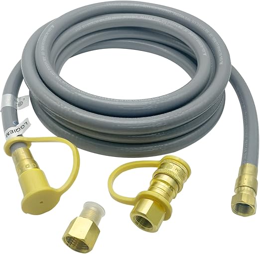 LGQIEM 15FT Natural Gas Hose Natural Gas Hose Conversion