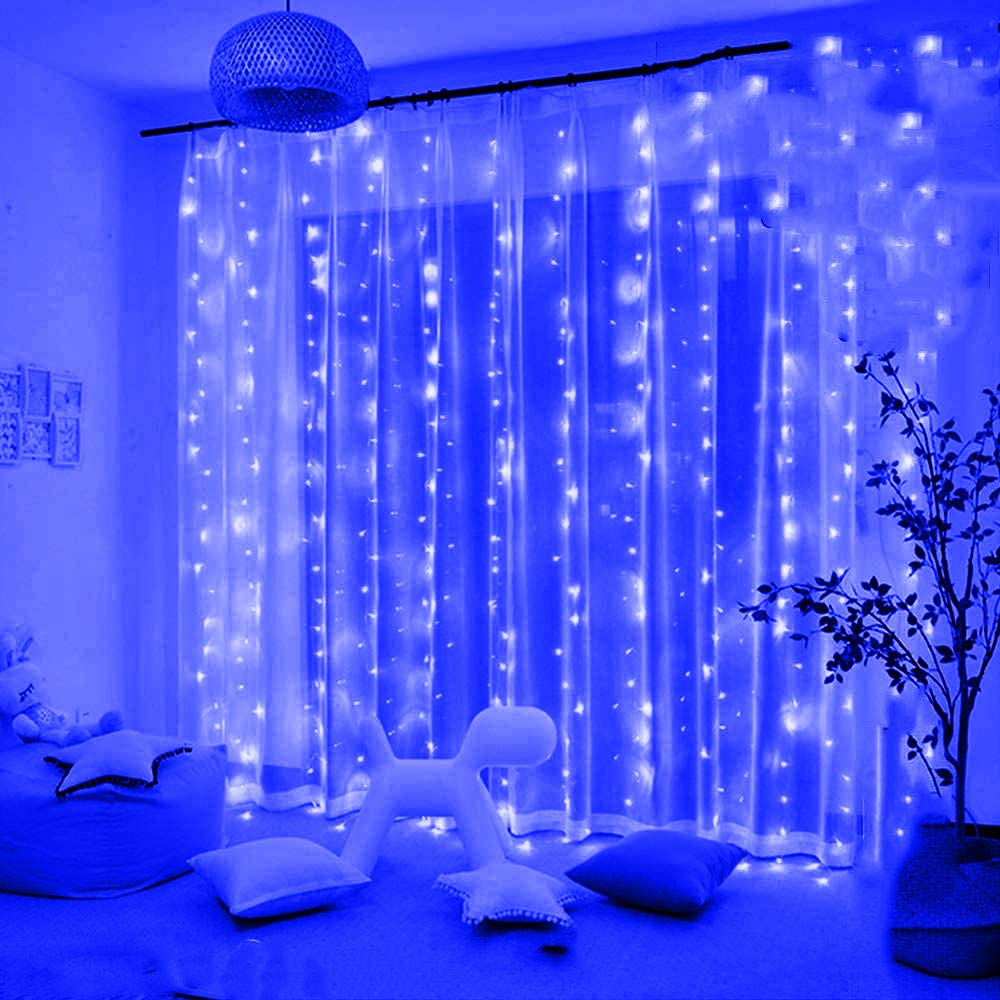 Buy Curtain Lights Mains Powered, Window Fairy String Light Plug in 300