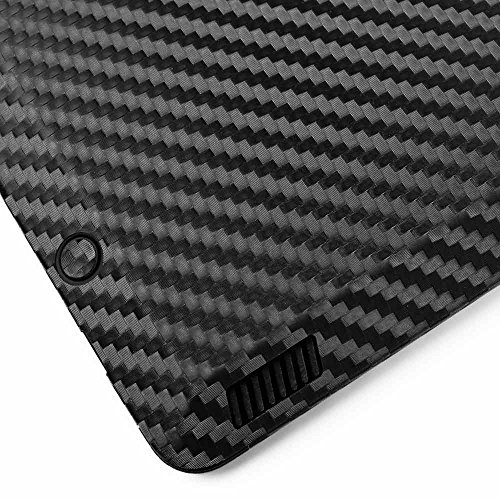 Armorsuit Militaryshield Black Carbon Fiber Skin Wrap Film + Hd Clear Screen Protector For Amazon Kindle Fire Hdx 7" - Anti-Bubble Film #TOP6