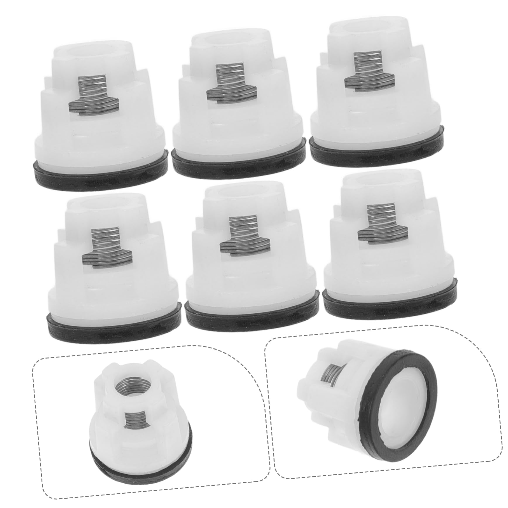 Válvula de Bomba para Hidrolavadora Pequeña 15mm X 14,7mm, Kit de 10 Unidades para Limpieza de Coche Portátil, Asiento de Válvula de Retención, Repuesto para Hidrolimpiadoras