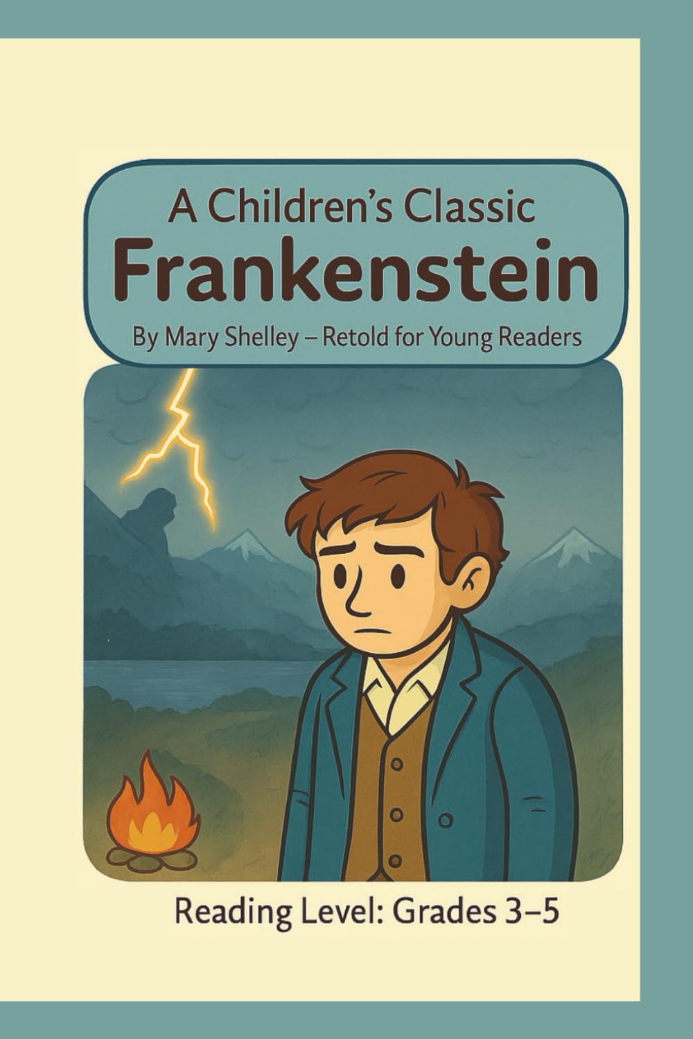 A Children's Classic Frankenstein By Mary Shelley -Retold for Young Readers Reading Level: Grades 3-5
