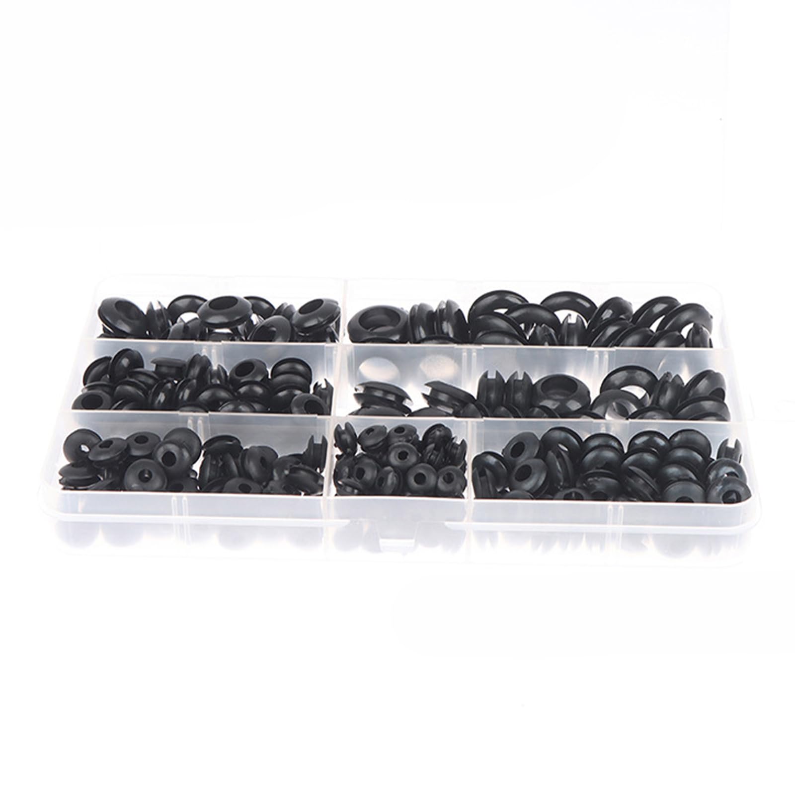 Zwwaazhf 260Pcs Rubber Grommets Kits Conductors Wiring Gasket Rings Grommets Assortment Kits For Protecting Cable Wire Plugs Cable Hole Plugs